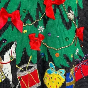 Vintage P'Galli Christmas‎ Sweater thumbnail 4