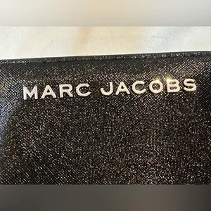 Marc Jacobs Mini Black Compact Coin Pouch Card Wallet thumbnail 7