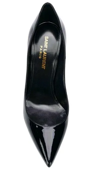 Saint Laurent Zoe 110m Pump 39 black patent leather worn once BEAUTIFUL/classic thumbnail 2