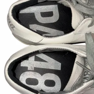 P448 John Distressed Leather Low Top Lace Up Sneakers Shoes 38 thumbnail 8