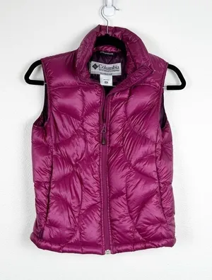 Columbia Down‎ Filled Vest Sz XS thumbnail 1