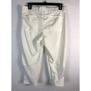 Nike Team Womens M White Softball Baseball Pants Reinforced Knee Belt Loop thumbnail 4