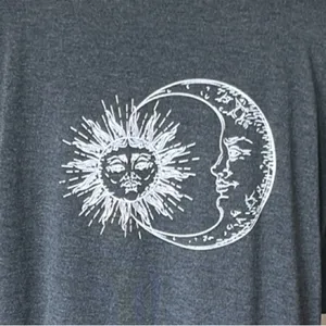 Comfy Oversized Boyfriend Tee Dark Gray Size XL thumbnail 2