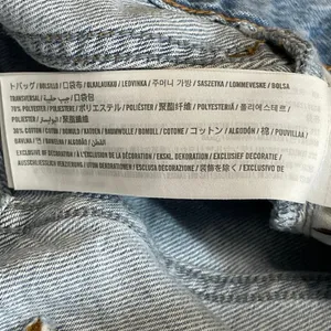 Abercrombie & Fitch Light Blue High Rise Palazzo Wide Leg Denim Jeans Pants 27 thumbnail 6