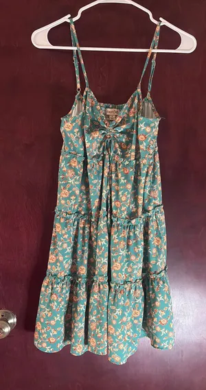 Floral dress Blue thumbnail 1