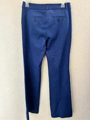 Victoria's Secret Blue Boot-Cut Dress Pants thumbnail 3
