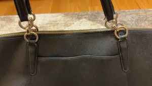 Coach Black Tote Bag with Gold Details thumbnail 4