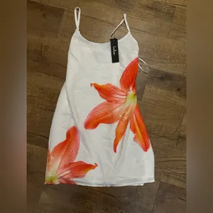 Lulus Dulcea Ivory Floral Sleeveless Mini Dress thumbnail 5