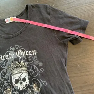 Y2K Yachtclub Pirate Queen T Shirt XL Old Town San‎ Diego CA Graphic Top Bling thumbnail 11