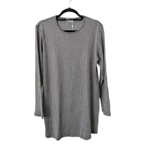 ANINE BING Moss Stripe Knit Mini‎ Dress NWT Sz Medium thumbnail 2