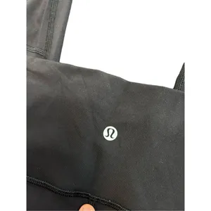 Lululemon mix & mesh black leggings size 4 - fair condition see pics full length thumbnail 9