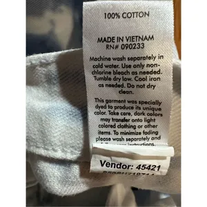 Pacsun womens blue white‎ tie dye high rise mom jeans sz 30 thumbnail 9