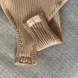 Free People Block Party Swit Bodysuit Beige Tan Colorblock Small thumbnail 8