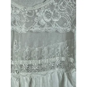Vintage 1960s Christian Dior White Lace Nightgown Maxi Gown Small thumbnail 6