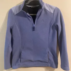 Women’s Brooks Brothers 1/4 Zip Logo Fleece‎ Pullover Blue Size Small thumbnail 1