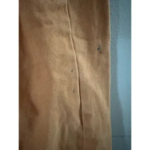 ASOS Pants Women's 26 Camel Wide Leg Crop Cotton Denim Fall Neutral Indie thumbnail 9