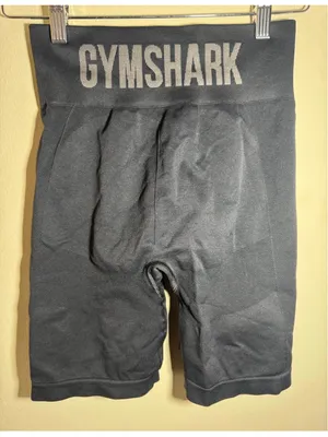 Gymshark Seamless Bike Shorts Size M Black thumbnail 2