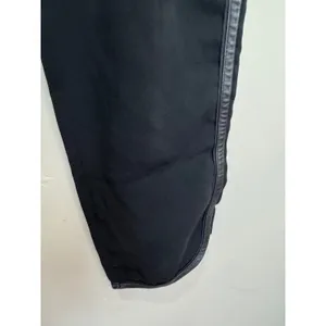 Rag‎ & Bone Platini Leather Trimmed Black Pants Sz 12 thumbnail 6