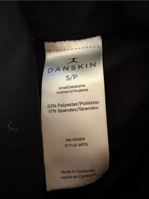 Danskin Women’s S Black High Waisted Soft Stretch Leggings 24” Inseam thumbnail 4