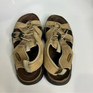 Keen Sarasota sandals tan‎ leather women’s size 8.5 casual summer hiking outdoor thumbnail 5