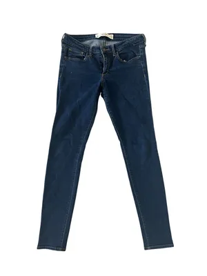 ABERCROMBIE & FITCH Women's Dark Wash Skinny Jeans Size 6 S thumbnail 4