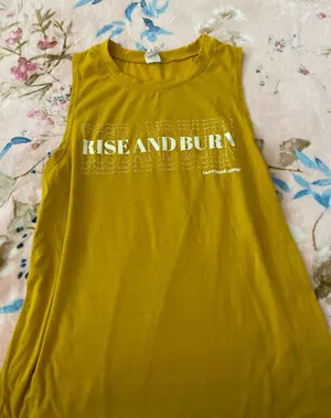 Yellow Burn Boot Camp Tank Size XS thumbnail 1