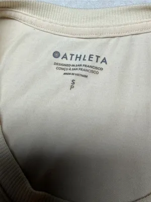 Athleta Cream Sleeveless Crewneck Tank thumbnail 8