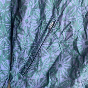 Vintage Windbreaker Jacket Green Size M thumbnail 4