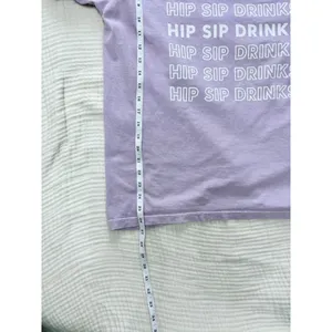 Women's Comfort Colors Purple Short Sleeve Tee L Heavy Weight Cotton Ring Spun thumbnail 7