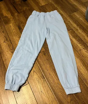 Hollister Baby Blue Fleece Dad Sweatpants thumbnail 1