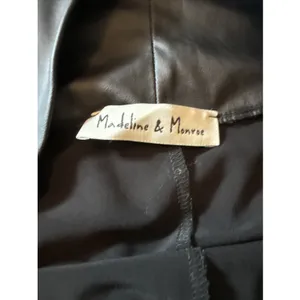 Women's Madeline & Monroe Black Stretch Pleather‎ Pants 3XL thumbnail 3