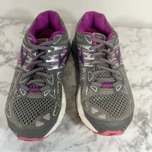 Brooks Ariel 14 Women's Shoe Purple and Silver Size 6 #958 thumbnail 2