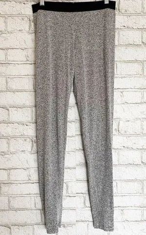 Pink by Victoria's Secret Grey Knit Joggers Small thumbnail 1