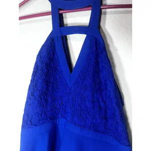 Lulus All My Daydreams blue skater dress‎ sleeveless Lace bodice sz S thumbnail 5