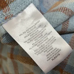 Ford Blue Official Licensed Product Bronco Button Front Flannel‎ Shirt XL thumbnail 6