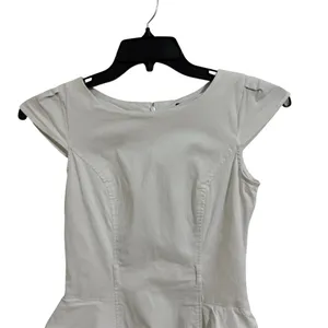 S106 XOXO White Midi Peplum Dress thumbnail 3