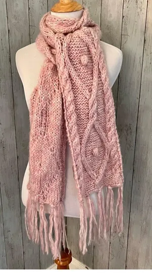 American Eagle Cable Knit Scarf thumbnail 2