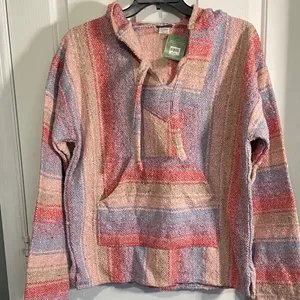 EARTHBOUND Pastel Striped Women's Sweater thumbnail 1