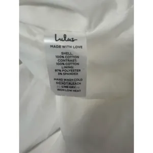 Lulus Summertime Babe White Eyelet Midi Dress NWT Medium thumbnail 12