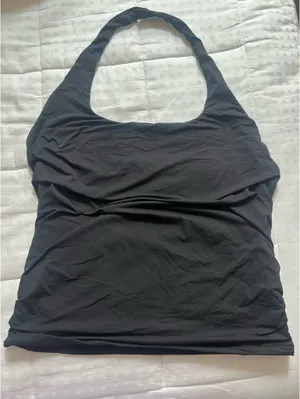 Blank Halter Top Black Size L thumbnail 1