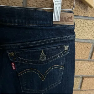 Levi's 515 Bootcut Jeans Women's Dark Wash Denim Stretch Size 10L (30x34) thumbnail 4