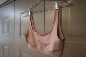 PINK Victoria's Secret Ultimate sports bra pink on bottom band in pink size large. thumbnail 2