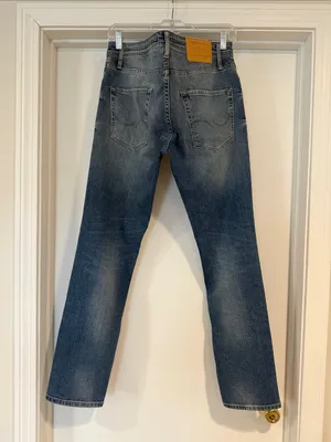 Women’s Blue Washed Slim Fit Jeans thumbnail 5