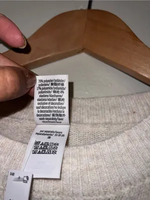 Pink Collegiate Knit Crewneck Sweater Large Ski Club thumbnail 8