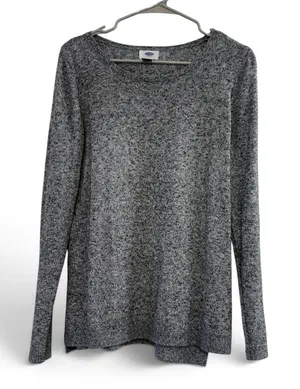 Women's Old Navy Marled Crew Neck Sweater, Size Large thumbnail 1