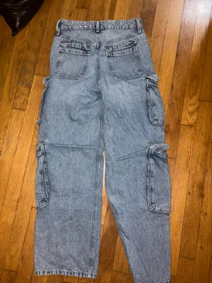 garage women’s baggy cargo jeans thumbnail 5