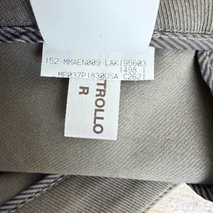 Brunello Cucinelli Slim Fit Pants Womens Size 6 Taupe Skinny Leggings Italy 29" thumbnail 14