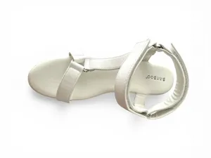 NWT Beautiful Bamboo platform sandal White Size 8 thumbnail 5