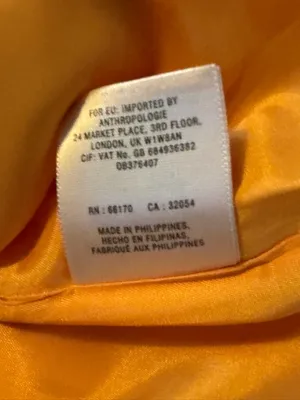 Maeve Clementina Pencil Skirt Size 6 Golden Orange Geometric Print Anthropologie thumbnail 7