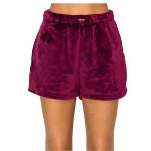 Angel Kiss Sherpa Loungewear Shorts Purple NWT Large thumbnail 2
